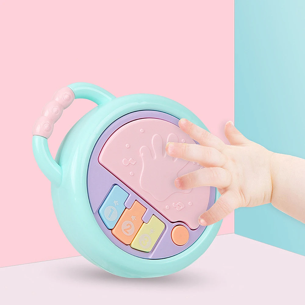 Toy Musical Instruments For Kids Baby Musical Drum Handbell Developing Educational Toys For Children Christmas Gift