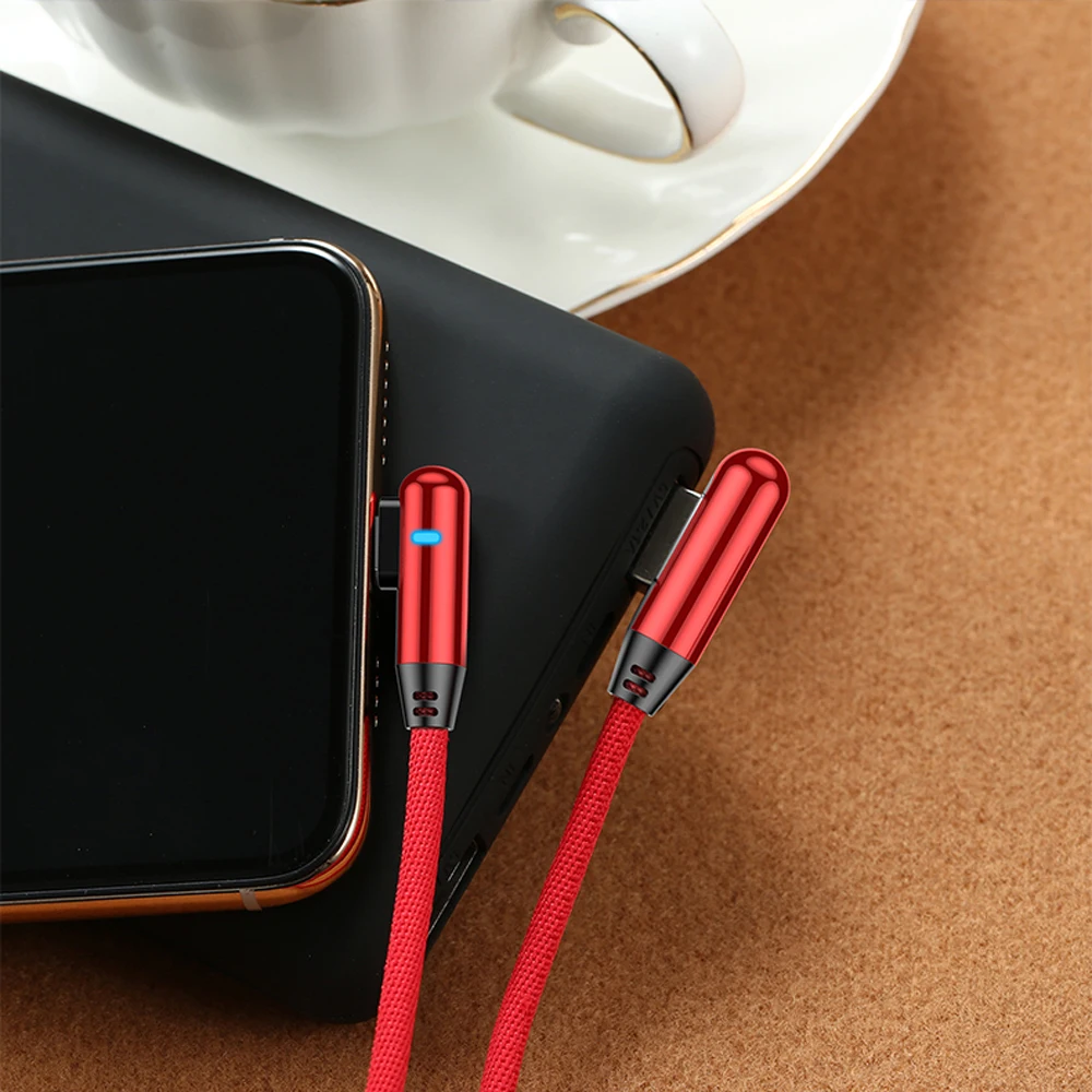 VOXLINK usb type C 90 градусов быстрая зарядка usb c кабель type-c шнур для передачи данных зарядное устройство usb-c для samsung S8 S9 Note 9 8 Xiaomi mi8 mi6