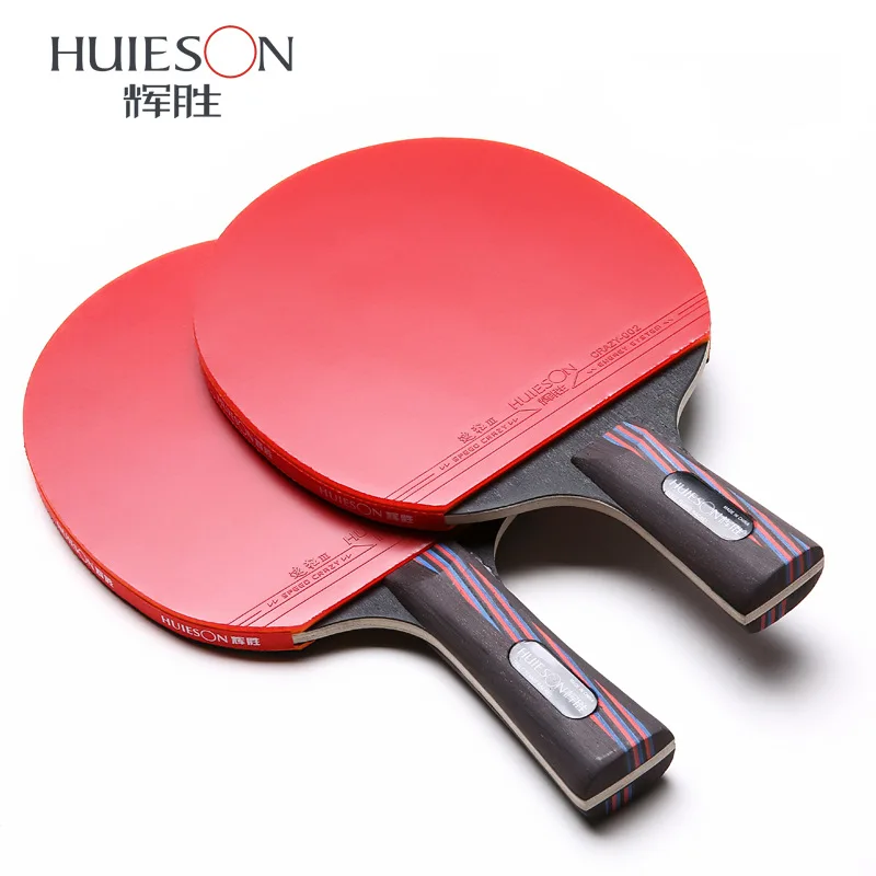 

Carbon Fiber Table Tennis Racket Double Face Pimples-in Racket Rubber Table Tennis Bat with Bag Ping Pong Paddle Bat