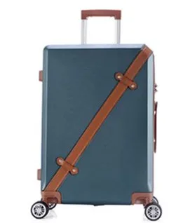 20 24 дюймов чемодан на колёсиках бизнес путешествия 4 чемодан на колесах сумка Водонепроницаемый Высокое качество Ретро тележка чехол большой емкости - Цвет: 20 inch