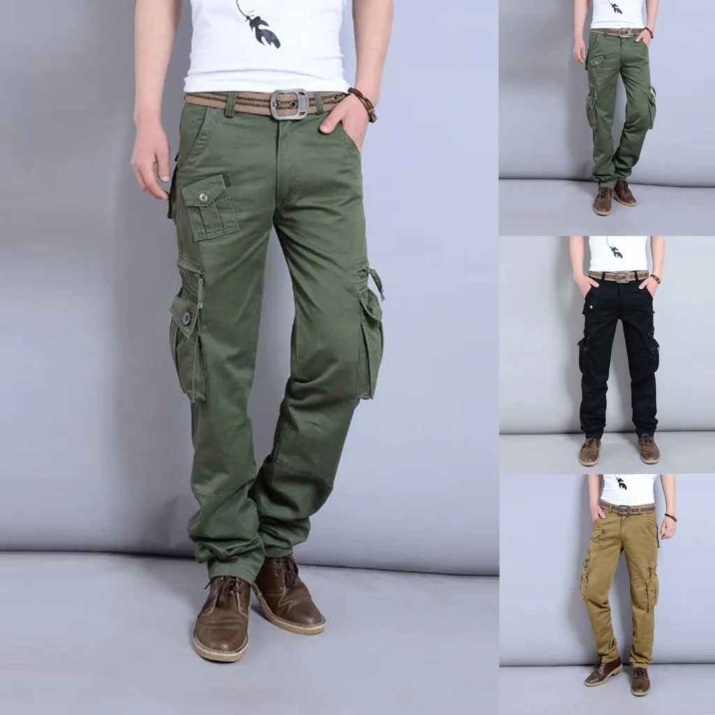 Летние мужские брюки карго, повседневные армейские военные брюки с несколькими карманами, легкие мужские тактические брюки для бега, Pantalon Homme
