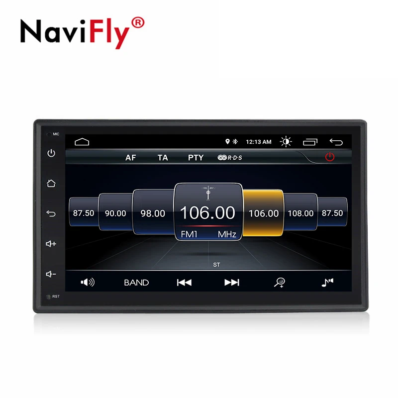 Flash Deal NaviFly Android 8.1 Car Multimedia radio For Nissan Toyota Mazda KIA GPS Navigation Stereo Video Player WIFI RDS BT 4