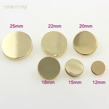 

Hot sale 10pcs/lot new fashion gold silver metal buttons decorative high quality plane for clothing sewing button accessories