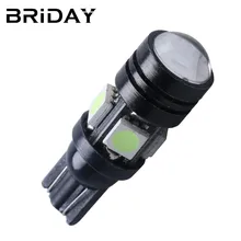 2PCS T10 W5W Car led 5050 4smd clearance lights license plate led Bulbs daytime running lamp