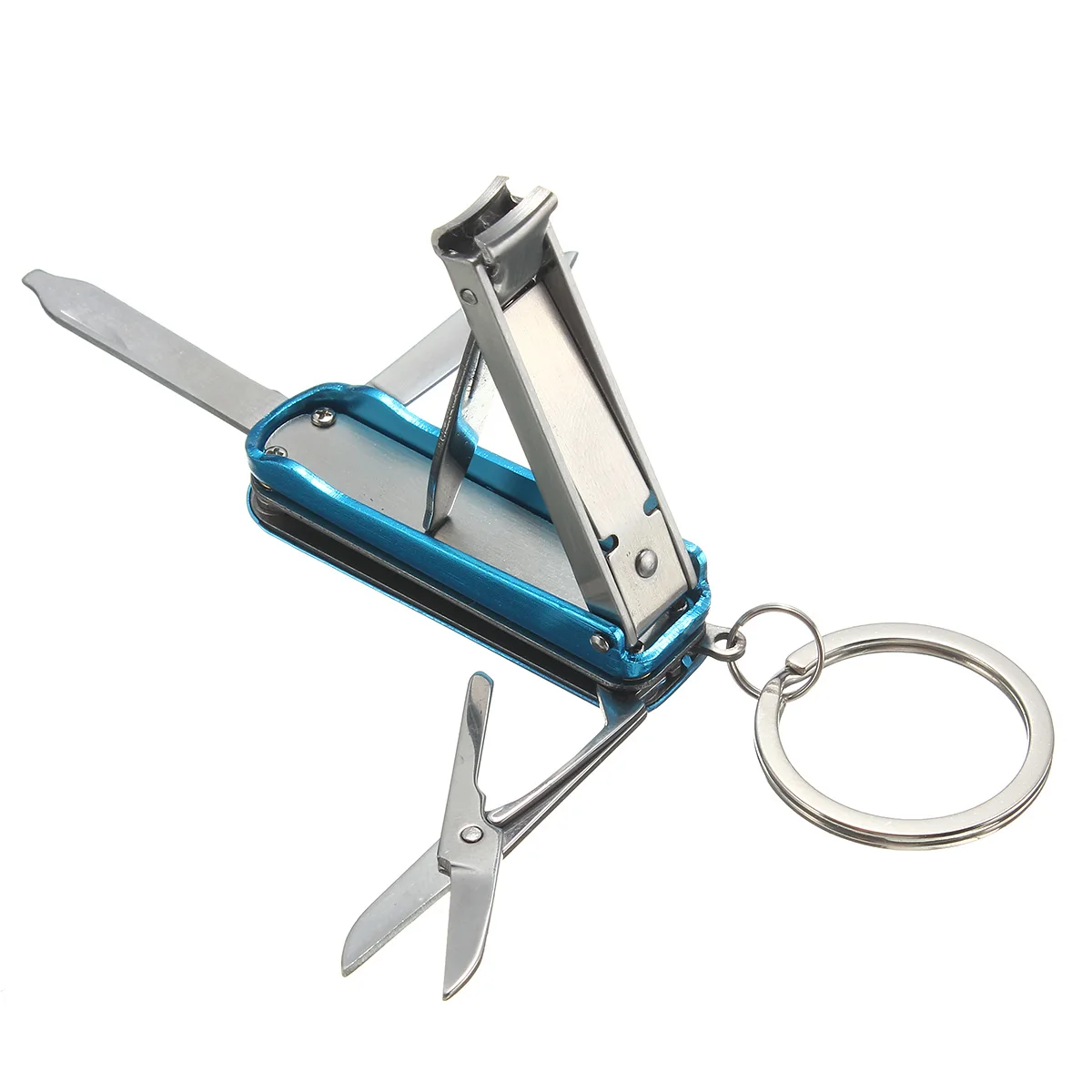 5 in1 EDC Portable Multi Function Tool Knife Toe Nail Clippers Scissors