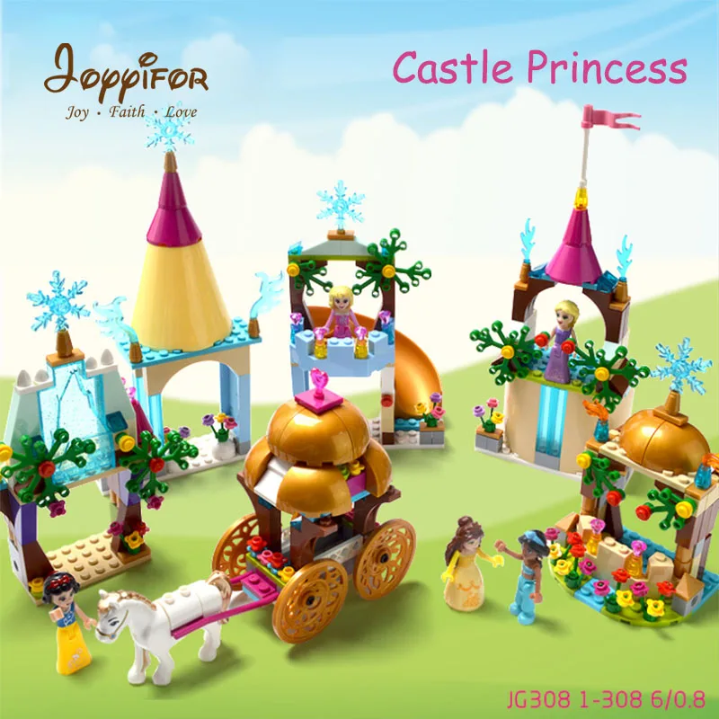 

Joyyifor Pretty Princess Castle Mermaid 3D Model Action Figure Building Blocks Compatible with LegoINGlys for Girl Kids Gift Toy