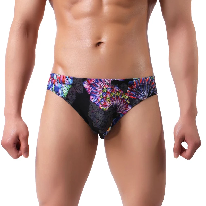 

3pcs/lot Men Underwear Sexy Breathable Cueca Briefs For Male Underpants Colorful Nylon Comfortable Panties New
