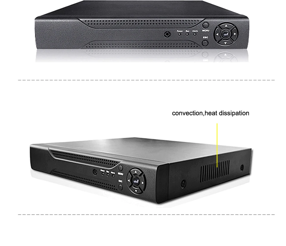 Лучший 1080P 4-канальный DVR записывающее устройство HVR 6 в 1, система наблюдения, XVI/AHD TVI CVI/CVBS/NVR Hybrid DVR CCTV сетевого устройства хранения данных