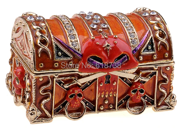 Металлическая шкатулка для украшений Пираты Карибского моря|jewelry and bead supplies|box