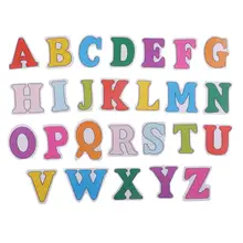 26 шт деревянные буквы алфавита A-Z Плитки панель из кубиков ремесел Цвет Форма для раннего развития игрушки подарок для Для детей