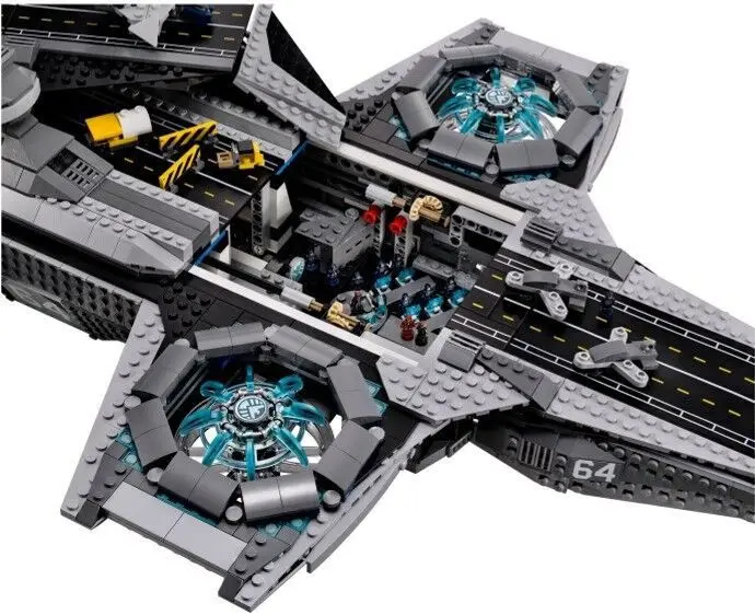 Murah Mengagumi Yang S.h.i.e.l.d. Helicarrier Set Shield Avengers Bintang Ruang Perang 3057 Pcs Bangunan Batu Bata Mainan Kompatibel Legolings 76042
