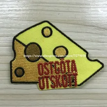 Подгонянные горячее нарезанные железные вышитые патчи нет минимального Добро пожаловать в contrac us для того чтобы изготовить ваши собственные патчи