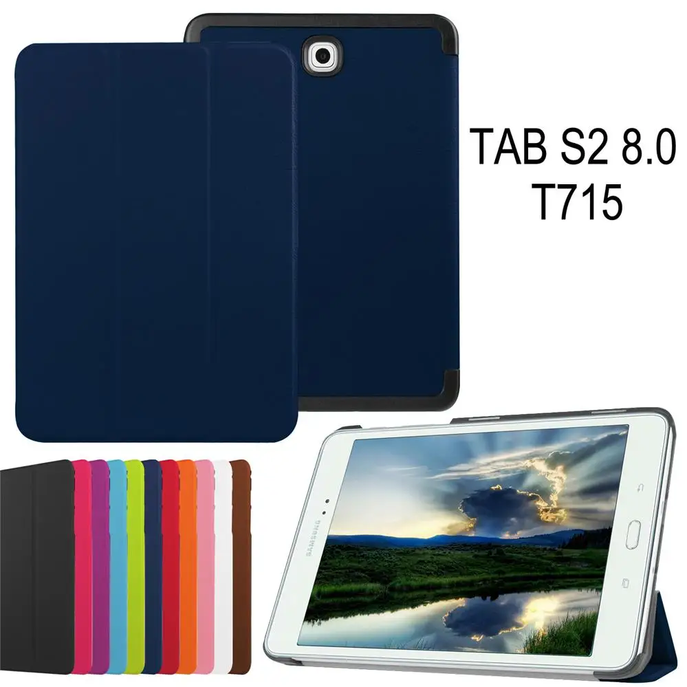 Чехол для Samsung Galaxy Tab S2 8 0 T710 T715 оригинальный фирменный тонкий смарт планшет с