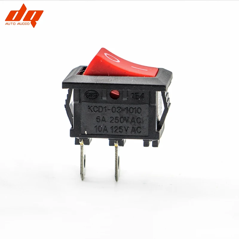 

10pcs Black 12v Rocker Switch 20 Amp DC 12 V Volt Kit Car 3 Pin 2Pin Black Red Blue Gray