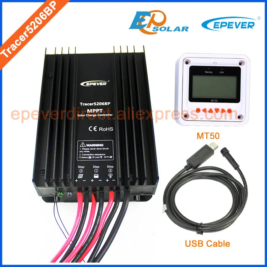 MPPT солнечные батареи EPSolar панель контроллер отслеживания 20A 20amp Tracer5206BP с USB