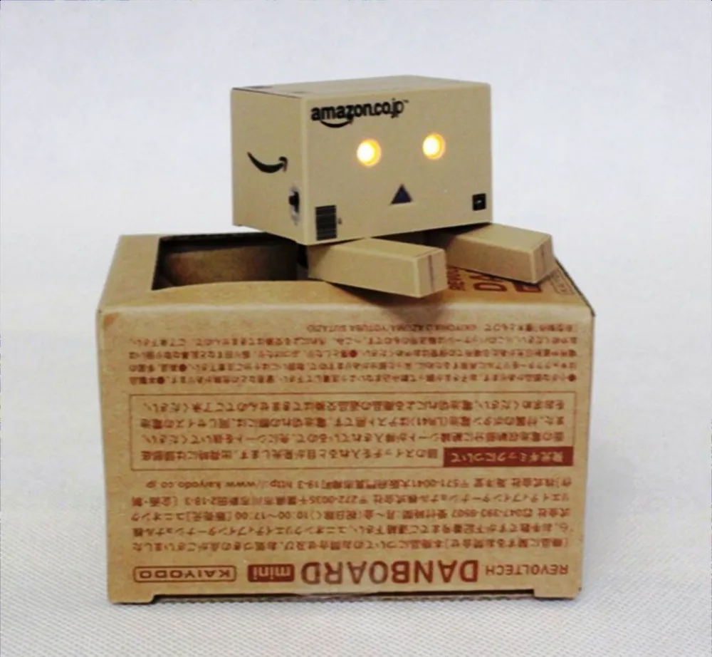 1 шт. милый японского аниме Danbo мини-игрушка фигурка танцора вер. Рисунок светодиодный светильник высокое качество японская коробка подарок