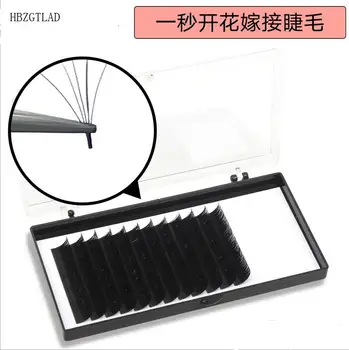 

[0.05 C/D/CC/DD] Mia Blossom Camellia Lash Volume Eyelash Extension Multi Length Strip Length Tray, Auto Fan, Easy Volume