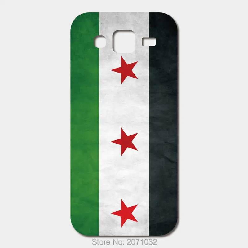 

For Samsung Galaxy J5 J7 J1 J2 A9 A8 A7 A5 A3 E5 E7 S2 S5 S6 S7 Edge Plus Grand Prime G530H G313H G360 Syria Flag phone cases