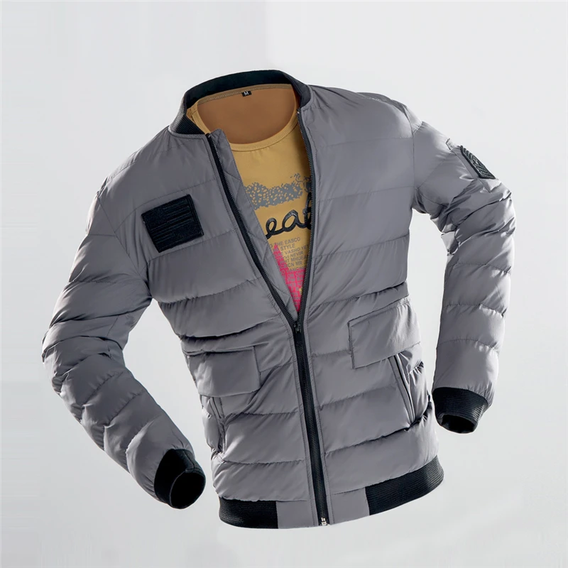 Мужские зимние утепленные куртки, повседневное бейсбольное пальто размера плюс 5XL, верхняя одежда, теплые парки с хлопковой подкладкой, мужская куртка-бомбер в стиле милитари
