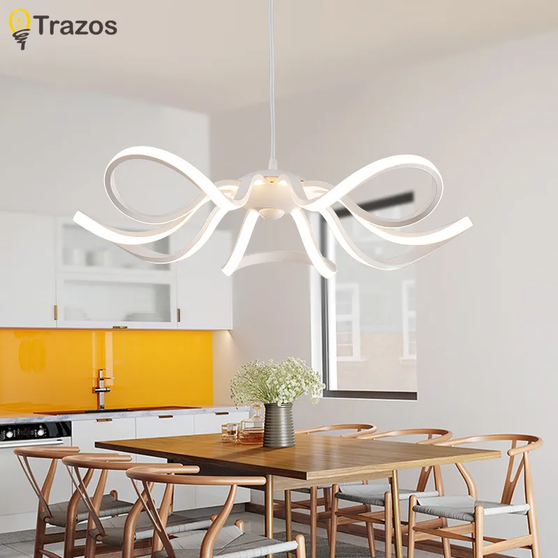 

TRAZOS Pendant Lights Dining Room Led Light Fixtures Luminaire Modern Pendant Lamps