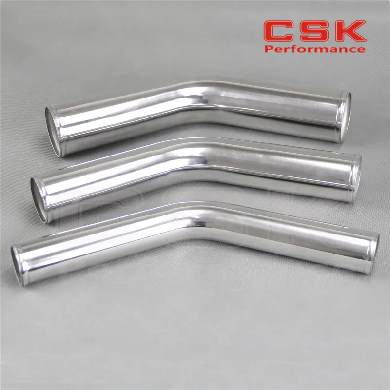 

51mm 2" inch 45 Degree Aluminum Turbo Intercooler Pipe Piping Tubing Length 300mm