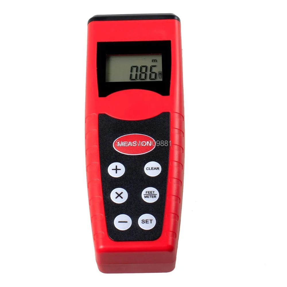 

CP-3000 LCD Ultrasonic Distance Measure Measurer 0.5m to 18m (2ft to 60ft)   Distance Meter With Area Volume Calculator