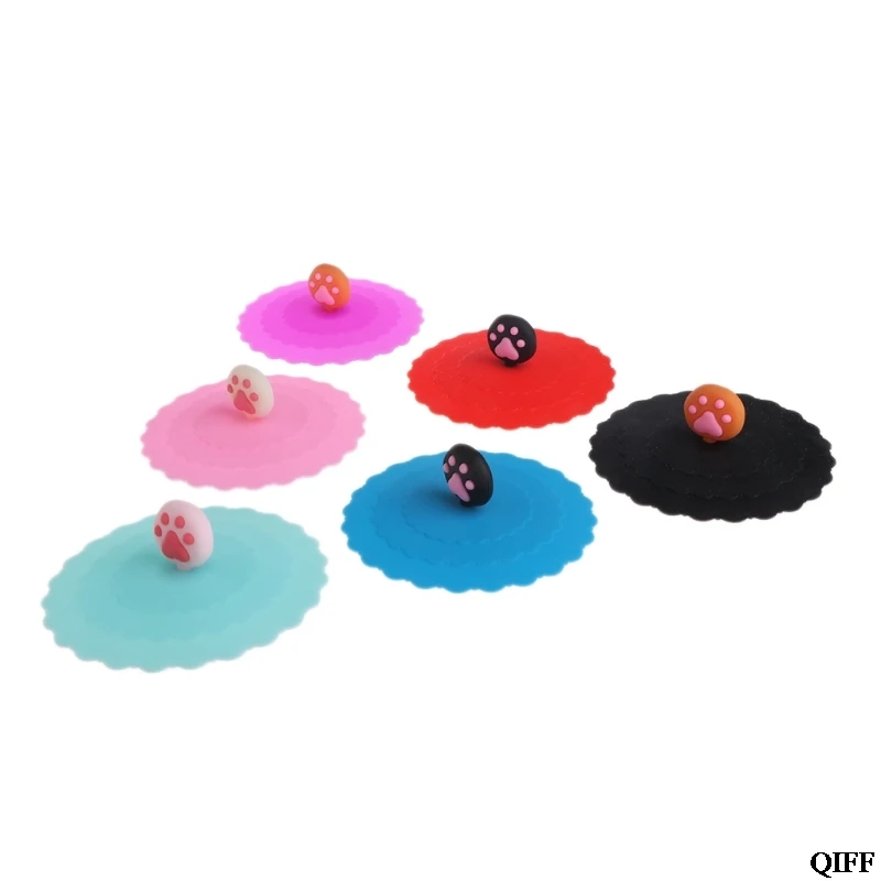 

Drop Ship&Wholesale Pet Food Can Cover Silicone Storage Cap Fresh Lid Dog Cat Reusable Color Random APR29