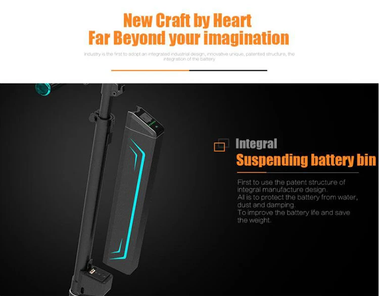 Top Height Adjustable Foldable Electric Scooter Suspension Longboard Skateboard LG Lithium Battery Kick Scooter for Children Kids 4