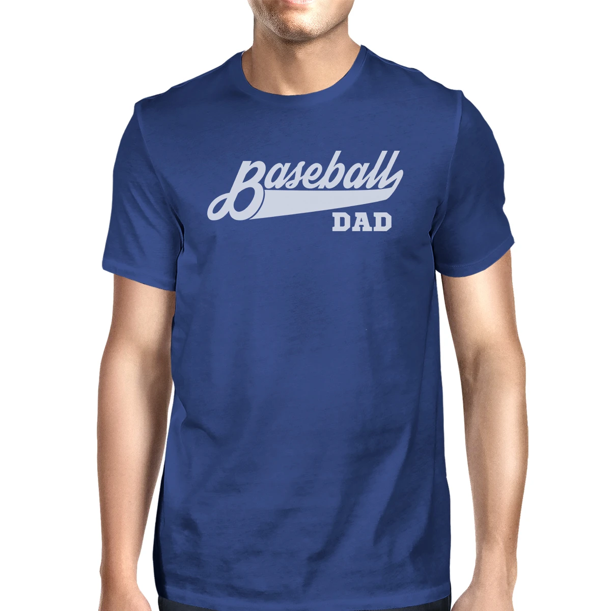 365 Printing Baseball Dad Men's Funny Design Short Sleeve Top For Baseball Dad