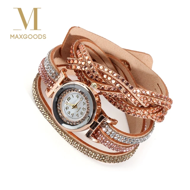 Luxury Crystal Women Gold Bracelet Watches Quartz Wristwatch Rhinestone Watches Luxury Crystal Women Gold Bracelet Watches Quartz Wristwatch Rhinestone Watches