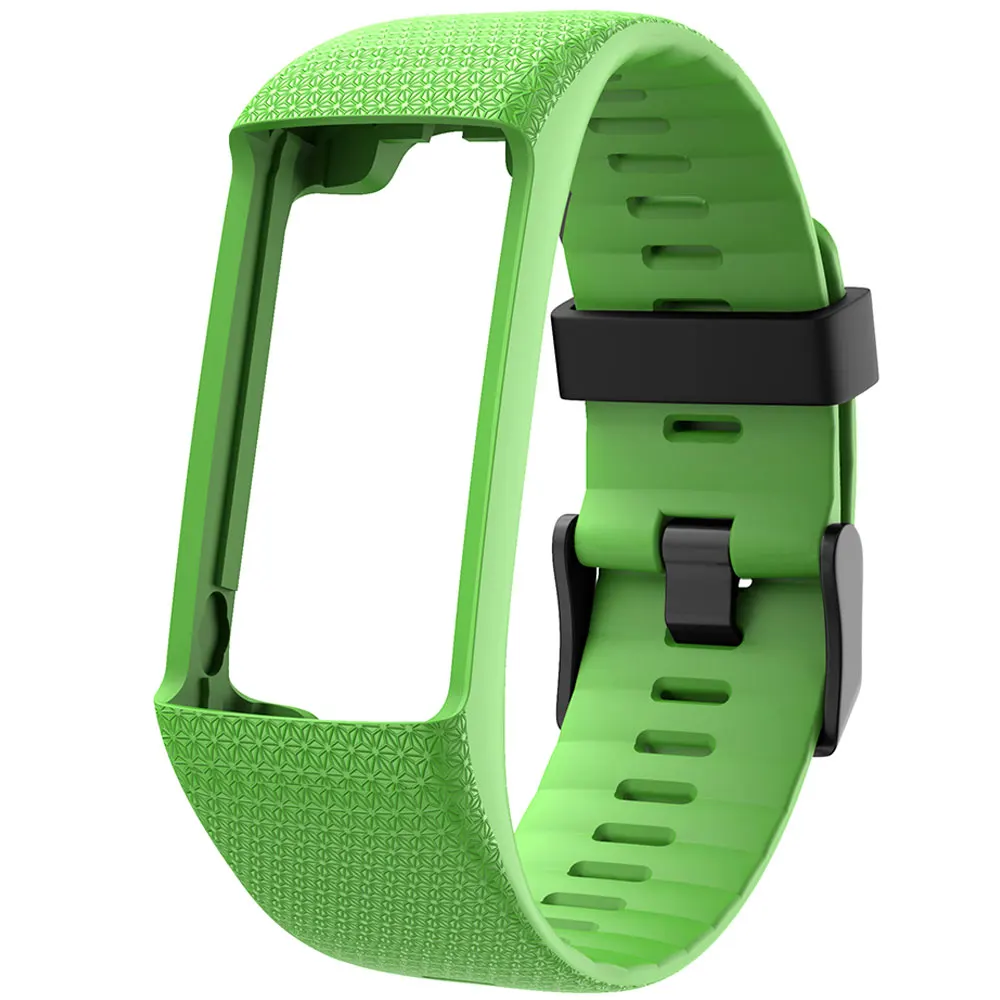 Сменный ремешок для часов для Polar A360 A370 gps часы браслет умные часы с ремнем ремешок мягкий силиконовый браслет - Цвет: Green