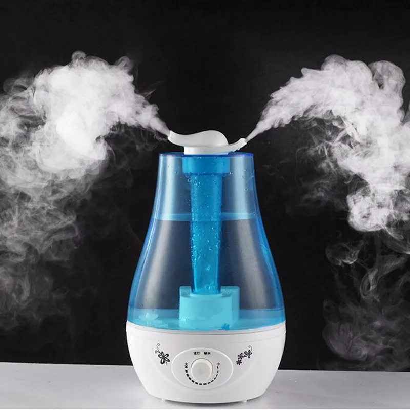 

Double Spray Air Humidifier 3L Aroma Essential Oil Diffuser Ultrasonic Air Humidifier Mist Maker Fogger Humificadores