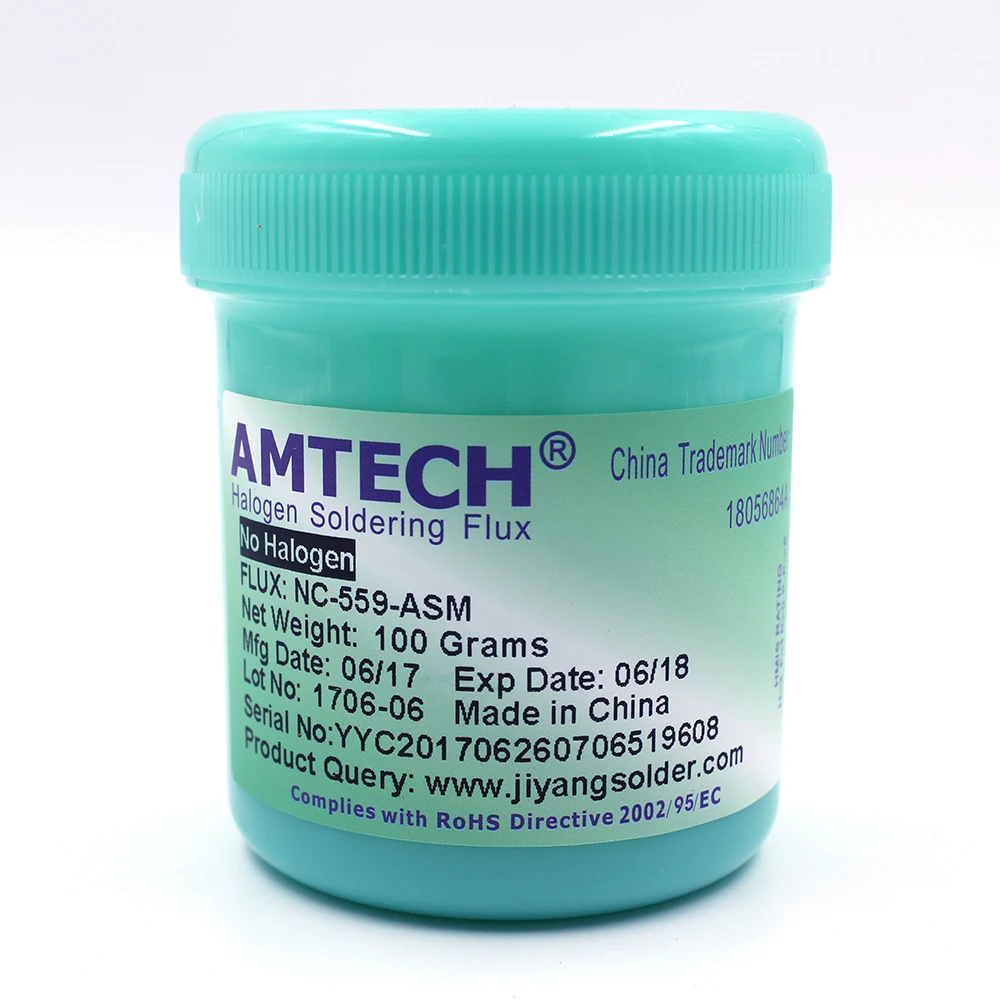 AMTECH NC-559-ASM 100 г бессвинцовый припой флюсовая паста для SMT BGA реболлинга пайки сварочные ремонтные инструменты без очистки