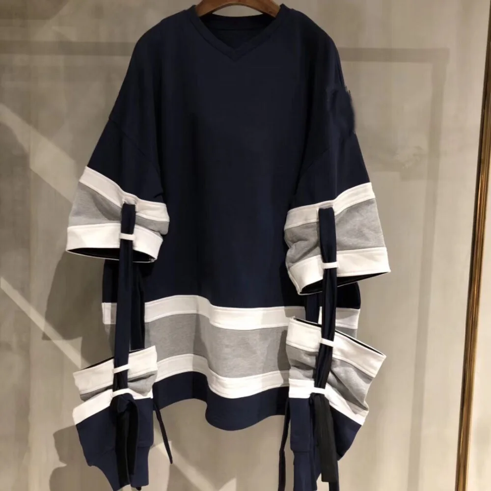 

2018 autumn fashion hoodies women striped cotton Sweatshirts hoodies ddxgz3
