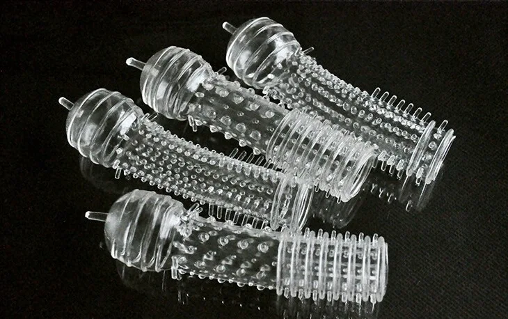 Sex Toys Reusable Cock Ring Penis Sleeve Delaying Ejaculation Penis Pump font b Condom b font