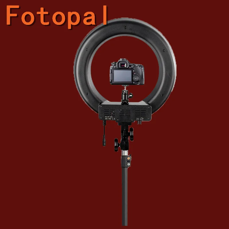 Fotopal RL18 48 см регулируемая светодиодная кольцевая студийная лампа свет для селфи