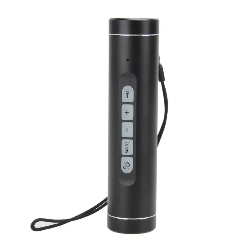 

Multifunction Bluetooth Wireless Speakers Music Player Torch Support TF FM Mobile Power Bank Waterproof Flashlight Bike Lights