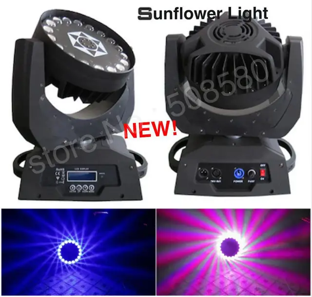 2pcs lot moving head beam led sunflower lighting effect disco bar