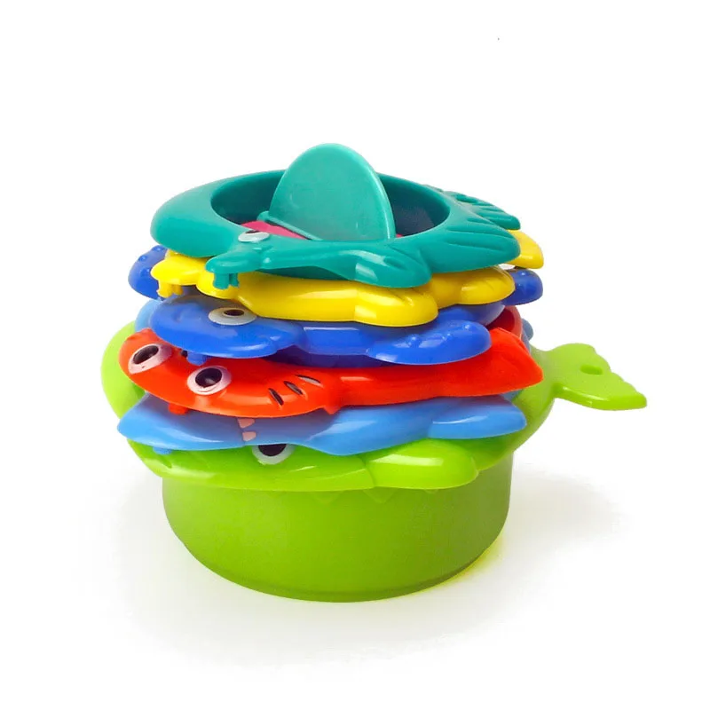 

6pcs/set Baby Bath Bathtub Toys for Bathing Newborns Children Cartoon Educational Water Toy Kids Play a Bath in the Bathroom