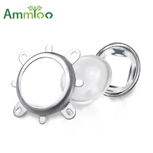 44 мм оптические светодиодные стеклянные линзы набор 60/120 градусов+ 50 мм рефлекторный коллиматор+ фиксированный кронштейн для прожектора высокой мощности COB светодиодный чип лампа