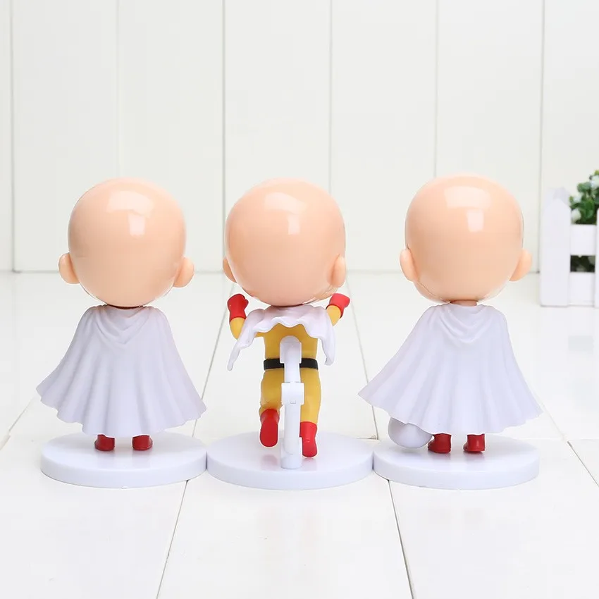 3 шт./компл. 10 см аниме ONE PUNCH MAN фигурку Nendoroid Сайтама Цифры брелок ONE PUNCH-MAN/Сайтама модель игрушки