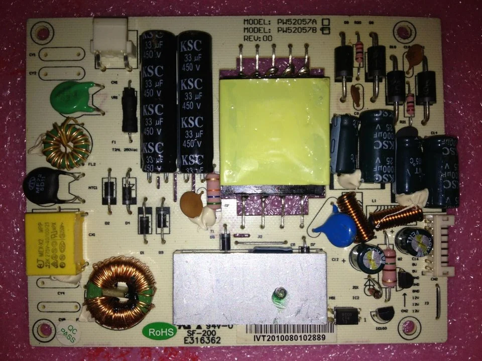 

Free Shipping>Original 100% Tested Working PW52057A PW52057B power board power supply board 12V 5V games source AY050D-2SF03/04