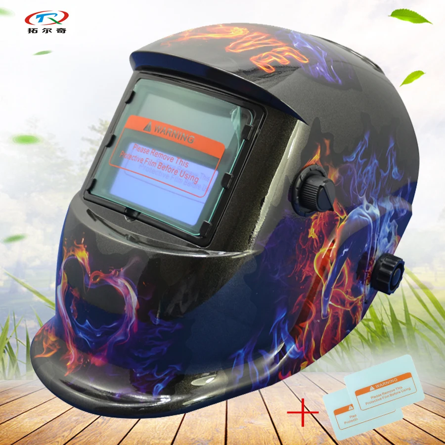 auto darkening welder mask grinding adjust full face welding helmet