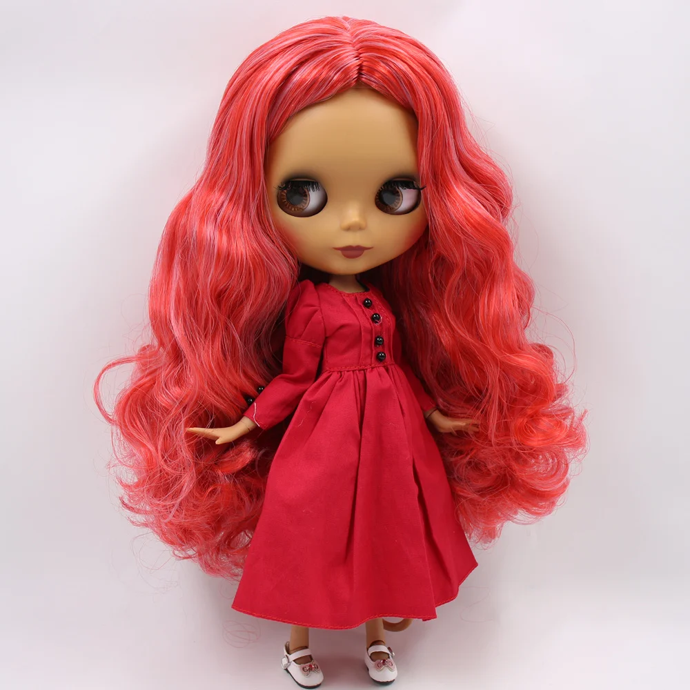 Кукла на заказ ICY DBS Blyth No.BL1063/1061 Red смешанные волосы 1/6 bjd аниме ob24|Куклы| |
