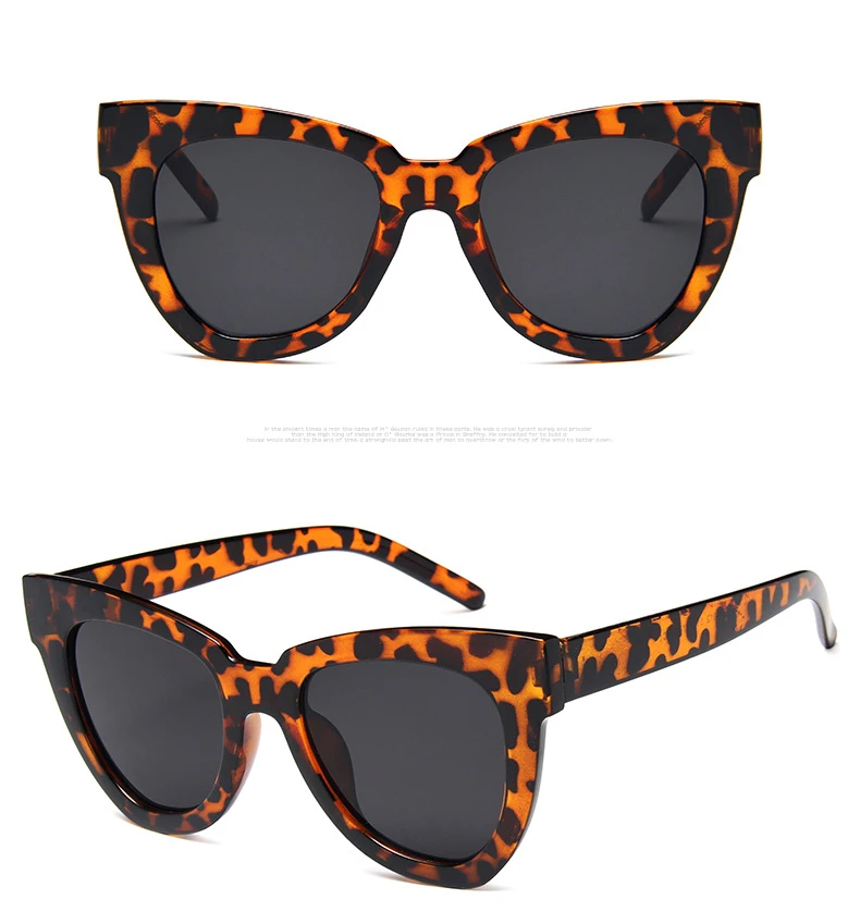 FOOSCK кошачий глаз солнцезащитные очки женские брендовые дизайнерские Винтажные Солнцезащитные очки Модные Дамские кошачьи солнечные очки UV400