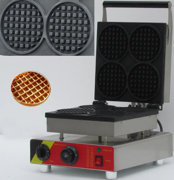 four round waffle maker