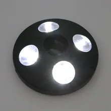 Portable 4×6 White LED Bulbs Garden Parasol Outdoor Indoor Camping Tent Umbrella Hanging Light By 3*AA