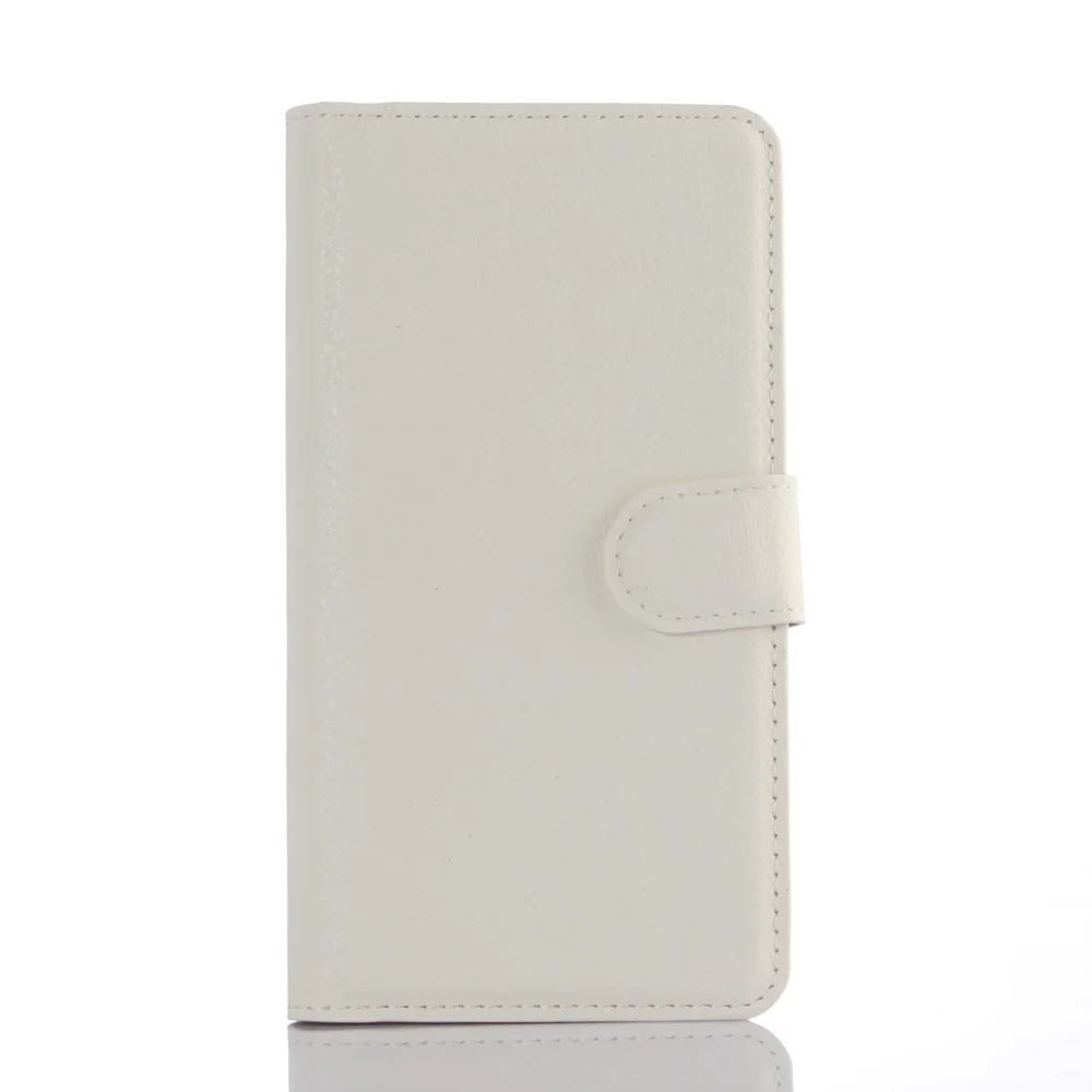 Чехол для lenovo A6010/A6000 Plus, чехлы для телефонов, магнитная откидная кожаная сумка стоячий пенал и чехол с зажимом для карт lenovo A6010 - Цвет: White