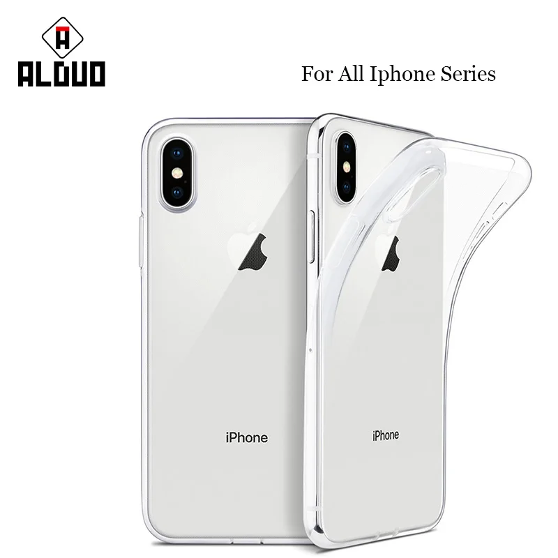 

For iPhone X XS Max XR Case Slim Clear Soft Back Cover Support Wireless Charging Funda for Apple 6.5" iPhone 6 6s 7 8 Plus Cases