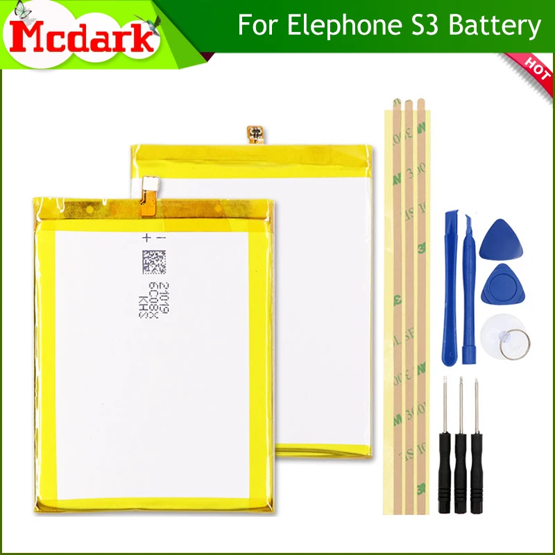 2100 мАч высокое качество Батарея для Elephone S3 Batterie Bateria Batterij аккумулятор сотовый